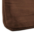 IDC Homewares Lollipop Extra Large Cotton Piped Square Cushion Cover 90 x 90 cm Chocolate