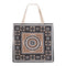 J Elliot Home Kasbah Cotton Tote Shopping Bag 40.5x43x10cm Black