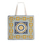 J Elliot Home Kasbah Cotton Tote Shopping Bag 40.5x43x10cm Blue