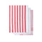 IDC Homewares Set of 3 Gardenia Cotton Tea Towels Red
