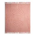 J Elliot Home Zen Luxury Fringe Throw 130 x 160cm Clay Pink