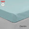 Algodon 300TC Cotton Fitted Sheet Long Single Size Denim