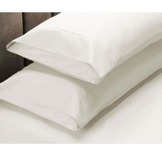 Apartmento 225TC Fitted Sheet Set KING Cream plus 2 Pillowcases