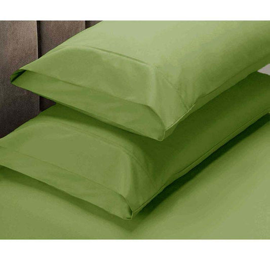 Apartmento 225TC Fitted Sheet Set KING Lime plus 2 Pillowcases