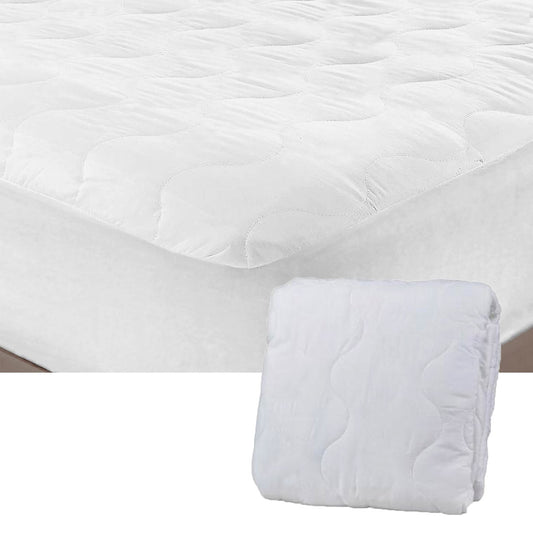 Essentially Home Microfibre Quilted Fitted Mattress Protector Double
