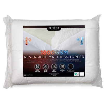 Ardor 1800GSM Reversible Mattress Topper Queen