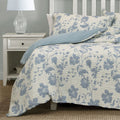 Algodon Abigail Multi Lightly Quilted Cotton Jacquard Quilt Cover Set King