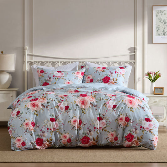Ardor Amelie Multi Floral Printed Quilt Cover Set King