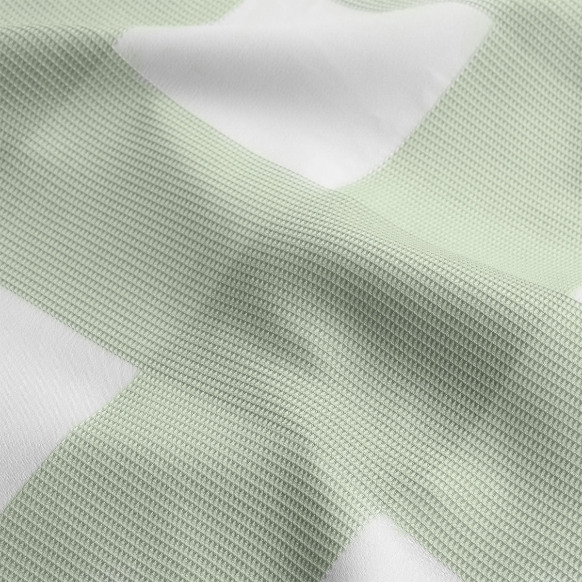 Ardor Ashlea Sage Oversized Waffle Check Quilt Cover Set Queen