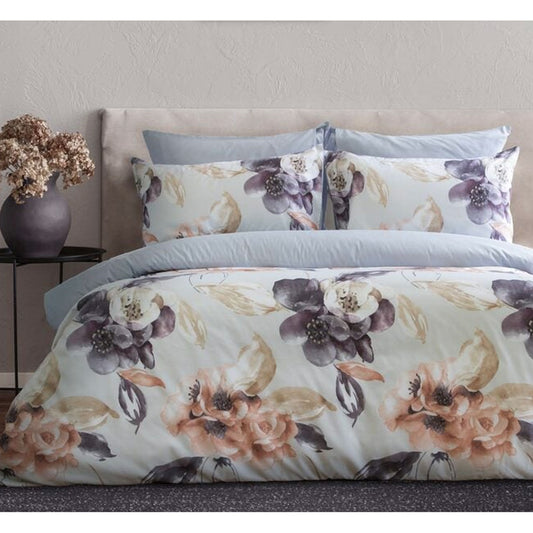 Ardor Caitlyn Printed Floral Quilt Cover Set QUEEN