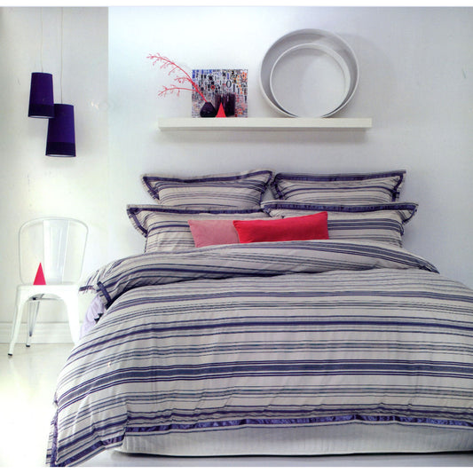 Ardor Calvin Quilt Cover Set - QUEEN