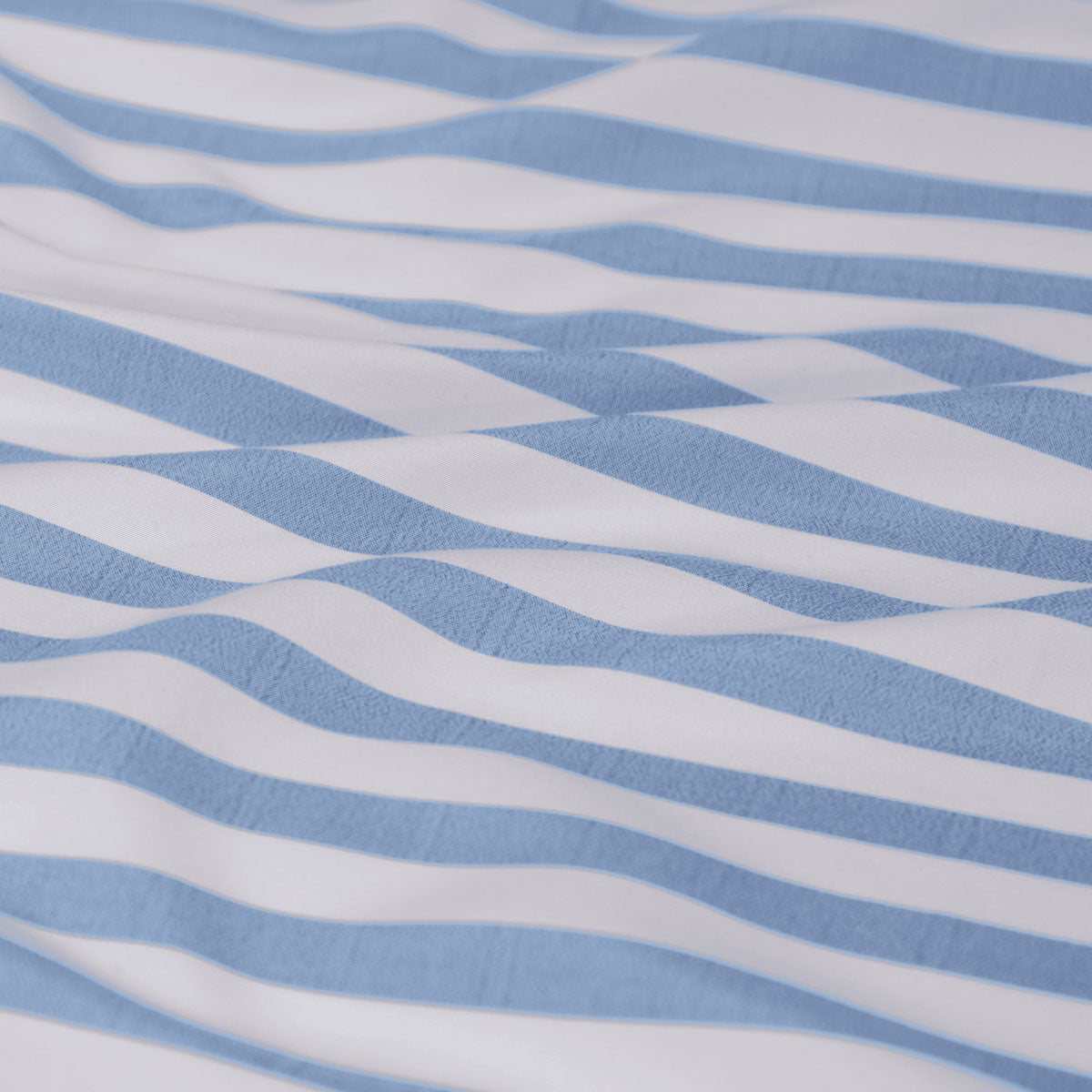 Ardor Frankie Blue Stripe Yarn Dyed Reversible Quilt Cover Set King