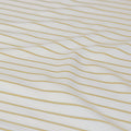 Ardor Frankie Yellow Stripe Yarn Dyed Reversible Quilt Cover Set King