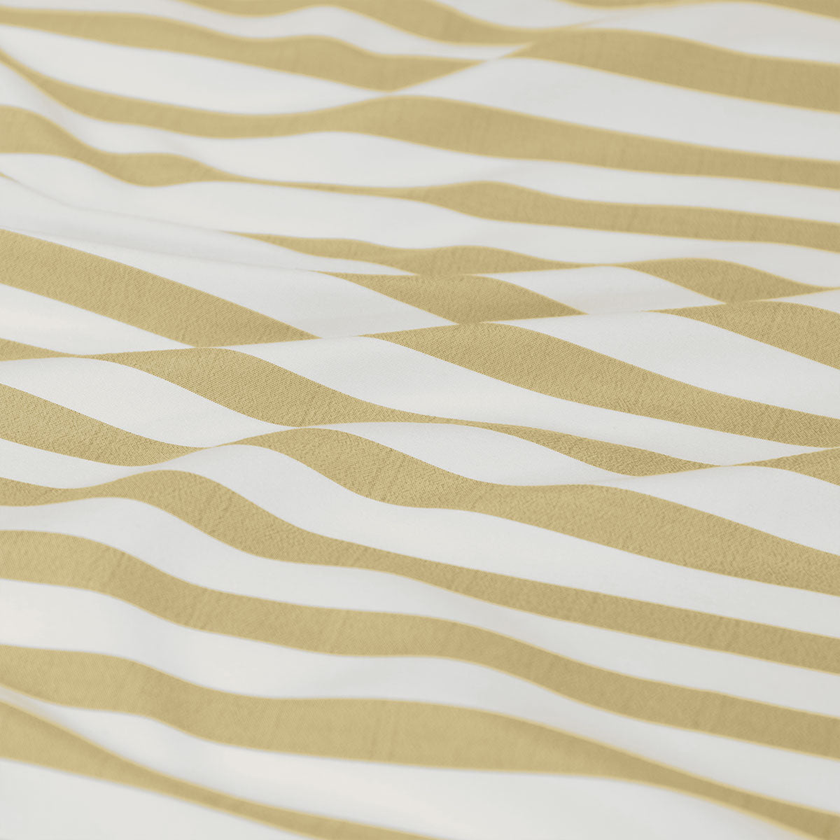 Ardor Frankie Yellow Stripe Yarn Dyed Reversible Quilt Cover Set Queen