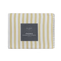 Ardor Frankie Yellow Stripe Yarn Dyed Reversible Quilt Cover Set Queen