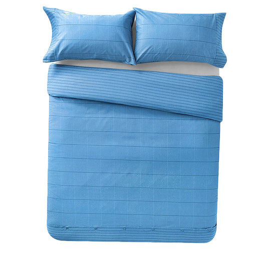 Apartmento Harvard Chambray Quilt Cover Set QUEEN