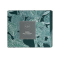 Ardor Indra Teal Palm Leaf Printed Quilt Cover Set Queen