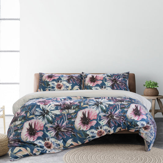 Ardor Jenna Printed Quilt Cover Set QUEEN