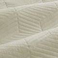 Ardor Maxwell Tan Embossed Vintage Washed Quilt Cover Set Queen