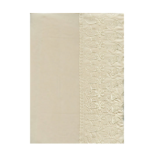 Essentially Home Living Microlace Cream Quilt Cover Set SINGLE