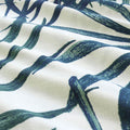 Ardor Palms King Quilt Cover Set Blue Polyester Cotton