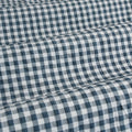 Ardor Rowe Teal Textured Seersucker Quilt Cover Set Queen