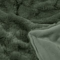 Ardor Clayton Faux Fur Soft Plush Throw Rug 130x170cm Khaki