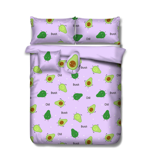 Ramesses Purple Avocado Kids Advventure 5 Pcs Comforter Set KING