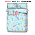Ramesses Mermaid Kids Advventure 5 Pcs Comforter Set Double
