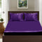 Ramesses Casablanca Satin Fitted Sheet Queen Violet