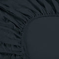 Ramesses 1000TC Bamboo Fitted Sheet Charcoal Double
