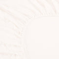 Ramesses 1000TC Linen Bamboo Fitted Sheet Combo Set White Queen