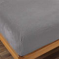Ramesses Teddy Fleece Fitted Sheet King Charcoal