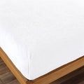 Ramesses Teddy Fleece Fitted Sheet Combo Set White Single