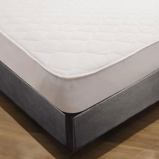Shangri LaCotton Cover Fitted Mattress Protector KING SINGLE