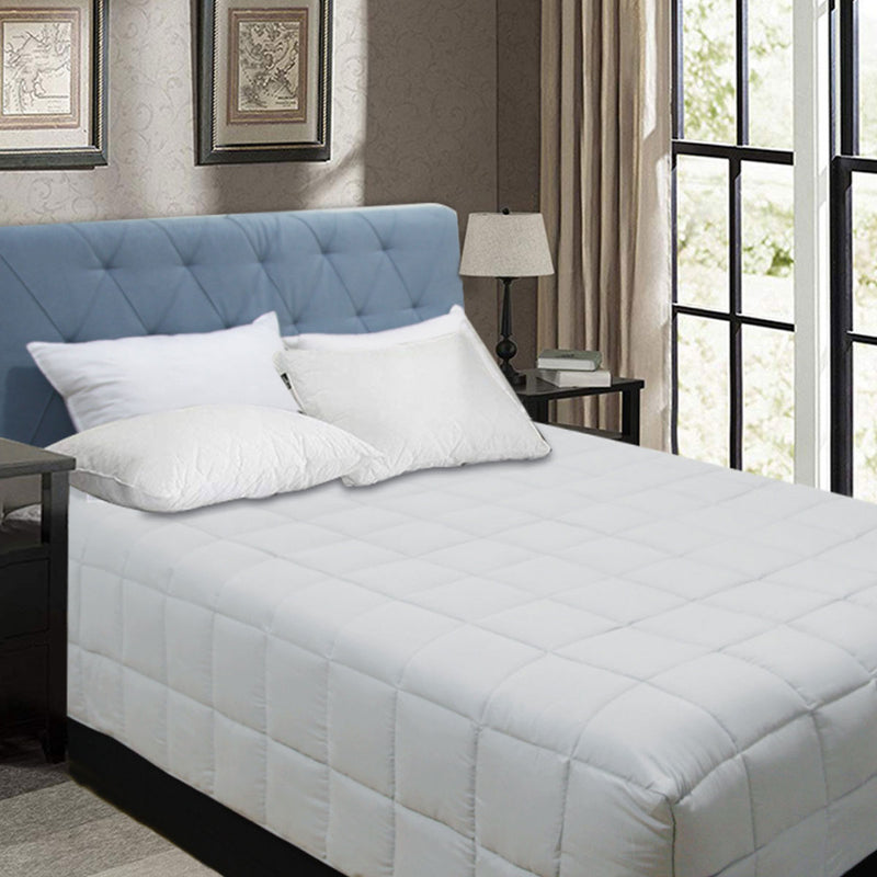 Shangri La Bamboo Microfiber Quilt Silver Double