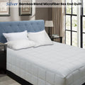 Shangri La Bamboo Microfiber Quilt Silver Double