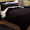 Kingtex Pintuck Quilt Cover Set Chocolate Queen