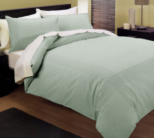 Kingtex Pintuck Quilt Cover Set Melon QUEEN