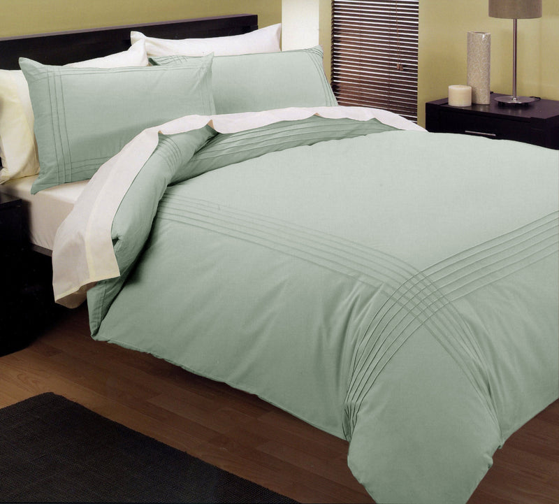 Kingtex Pintuck Quilt Cover Set Single Melon
