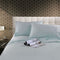 Kingtex 300TC Cotton Sheet Set Ice Blue Single