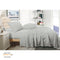 Shangri La Cashmere Touch Micro Flannelette Sheet Set Silver Queen