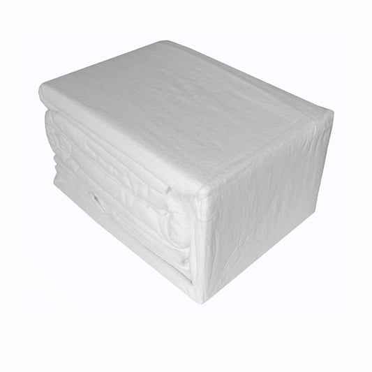 Ramesses Egyptian Cotton Flannel Sheet Set White SINGLE
