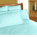 Shangri La Microfibre Lace Sheet Set King Limpet Shell