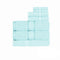 Kingtex 550gsm Cotton 7 Pce Bath Sheet Set Soft Aqua