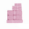 Kingtex 550gsm Cotton 7 Pce Towel Set Rose