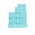 Kingtex 550gsm Cotton 7 Pce Towel Set Turquoise