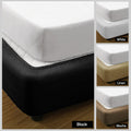 Ramesses Quilted Valance Mocha King Single Bed Skirt