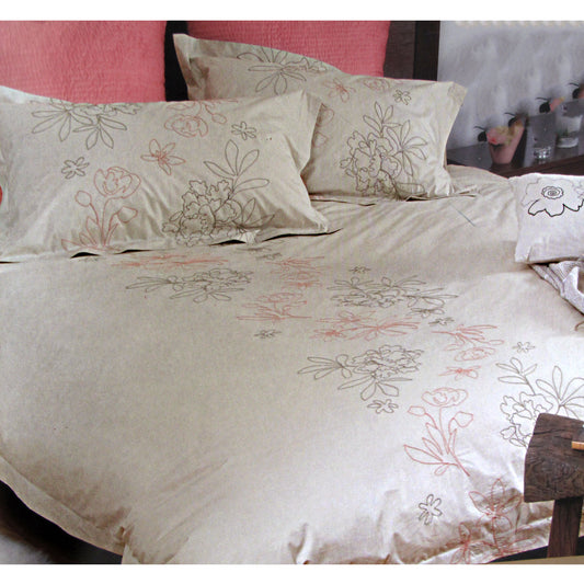 Canterbury Orinocco Sand Quilt Cover Set KING