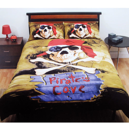 Just Home Pirate's Cove Quilt Cover Set QUEEN